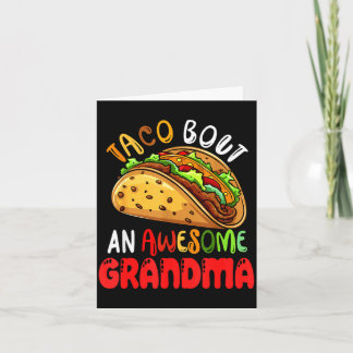 素敵なかわいいおばあちゃん面白いたこ料理好きな母 カード