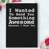 素敵なものを送りたいと思ってた 寂しいよ カード