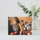 素敵なアコースティックギター ポストカード (スタンド正面)