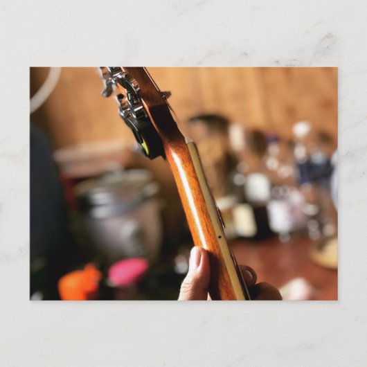 素敵なアコースティックギター ポストカード (正面)