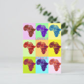 素敵なアフリカ ポストカード (スタンド正面)