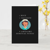 素敵なイタズラな外科看護師 カード (黄色い花)