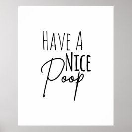 素敵なウンチユーモアのあるのポスターを持つ ポスター