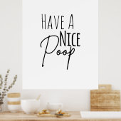 素敵なウンチユーモアのあるのポスターを持つ ポスター (キッチン)