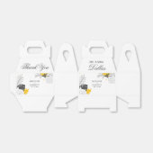 素敵なエキゾチック葉な背景の好意ボックス フェイバーボックス (折り畳みなし)