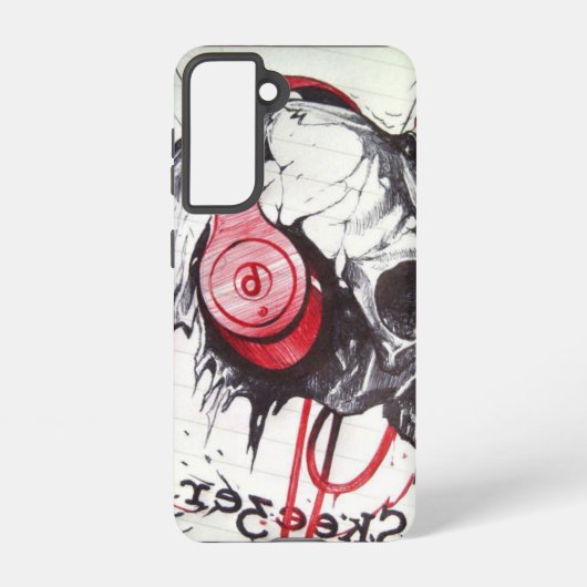 素敵なエギースカル素敵な日とより良い夜を持っている SAMSUNG GALAXYケース (裏面)