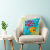 素敵なオレンジキャットオンザーズ文字 クッション (椅子)