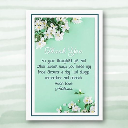 素敵なオーダーメイドのブライダルシャワー 感謝