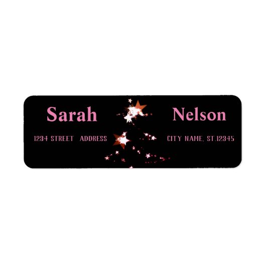 素敵なカッコいいクリスマスモダンレーベル ラベル (正面)