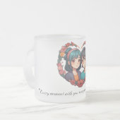 素敵なカップル フロストグラスマグカップ (正面左)