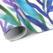 素敵なカラフルの花と鳥のラッピング紙 ラッピングペーパー (ロールコーナー)