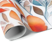 素敵なカラフルの花のラッピング紙 ラッピングペーパー (ロールコーナー)