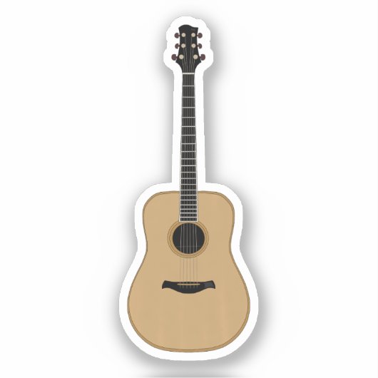 素敵なギター シール (正面)