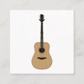 素敵なギター スクエア名刺 (正面)