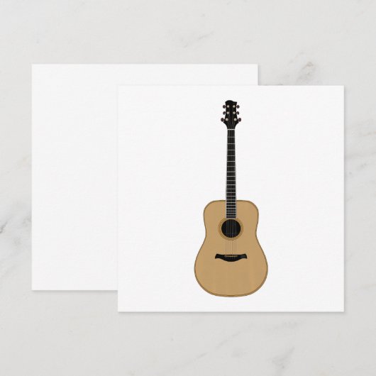 素敵なギター 招待状 (正面/裏面)