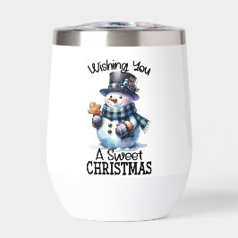 素敵なクリスマスかわいい雪だるま