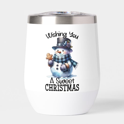 素敵なクリスマスかわいい雪だるま (正面)