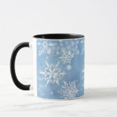 素敵なクリスマスの雪景色 マグカップ (左)