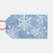 素敵なクリスマスの雪 ギフトタグ (裏面横)