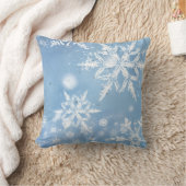 素敵なクリスマスの雪 クッション (ブランケット)