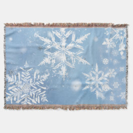 素敵なクリスマスの雪 スローブランケット