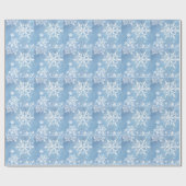 素敵なクリスマスの雪 ラッピングペーパー (フラット)