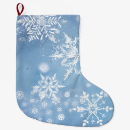 素敵なクリスマスの雪 ラージクリスマスストッキング