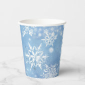 素敵なクリスマスの雪 紙コップ (正面)