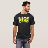 素敵なクリスマスを言う素敵なグラフィティスタイル2 Tシャツ (正面フル)