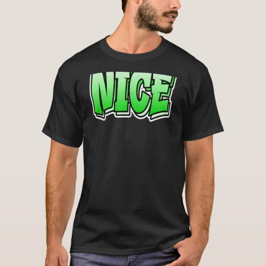 素敵なクリスマスを言う素敵なグラフィティスタイル Tシャツ (正面)
