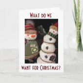 素敵なクリスマスを過ごして欲しい シーズンカード (正面)