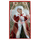 素敵なクリスマスエンジェルプリント スモールペーパーバッグ (裏面)