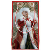 素敵なクリスマスエンジェルプリント スモールペーパーバッグ (正面)