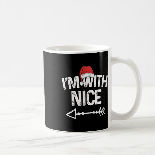 素敵なクリスマスカップルの衣装を着ている コーヒーマグカップ (右)
