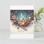 素敵なクリスマスカード 招待状 (スタンド正面)