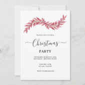 素敵なクリスマスカード　美しいクリスマスを 招待状 (正面)