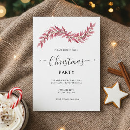 素敵なクリスマスカード 美しいクリスマスを 招待状