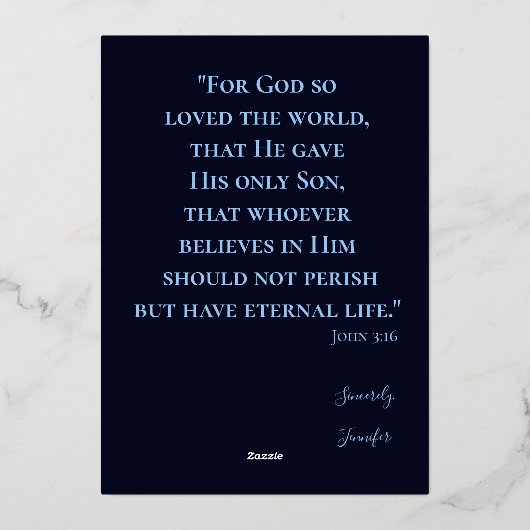 素敵なクリスマスツリー 箔シーズンカード (裏面)