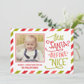 素敵なクリスマスフォトカードの定義 シーズンカード (スタンド正面)