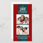 素敵なクリスマスフォトカード シーズンカード (正面/裏面)