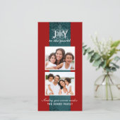 素敵なクリスマスフォトカード シーズンカード (スタンド正面)