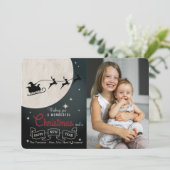 素敵なクリスマスフォトカード シーズンカード (スタンド正面)