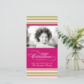 素敵なクリスマスフォトカード(4x8) シーズンカード (スタンド正面)