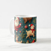 素敵なクリスマスマグカップ コーヒーマグカップ (正面左)