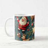 素敵なクリスマスマグカップ コーヒーマグカップ (左)