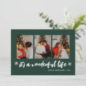 素敵なグリーンクリスマス3の写真だ シーズンカード (スタンド正面)