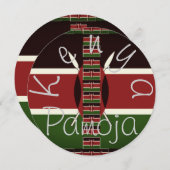 素敵なケニアの特別な挨拶 (正面/裏面)