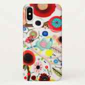 素敵なケース 新しい グランジー フラワープリントアート Case-Mate iPhoneケース (裏面)