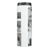 素敵なコラージュのカップルの写真とハッピーバレンタインデー タンブラー (裏面)