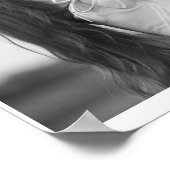 素敵なコラージュのカップルの写真とハッピーバレンタインデー ポスター (角)